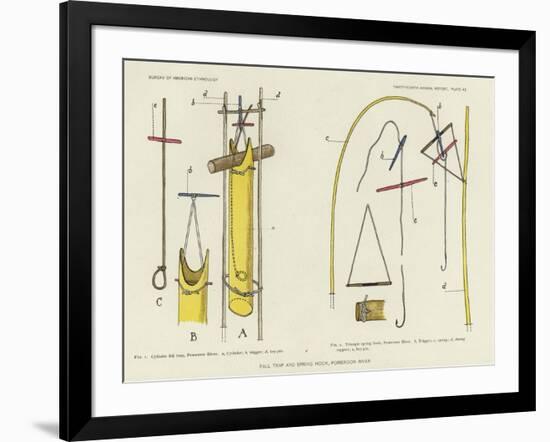 Fall Trap and Spring Hook, Pomeroon River-null-Framed Giclee Print