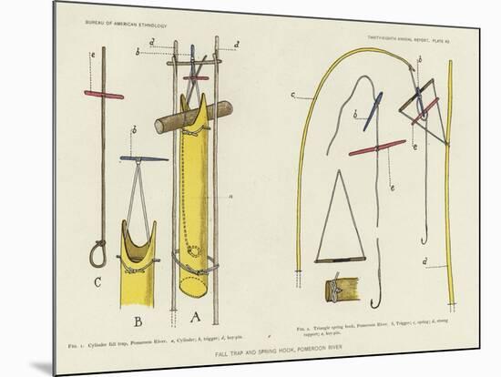 Fall Trap and Spring Hook, Pomeroon River-null-Mounted Giclee Print