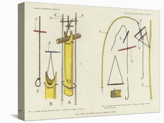 Fall Trap and Spring Hook, Pomeroon River-null-Stretched Canvas