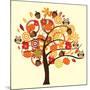 Fall Tree-relato-Mounted Art Print