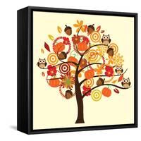 Fall Tree-relato-Framed Stretched Canvas