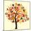 Fall Tree-relato-Mounted Art Print