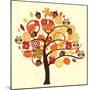 Fall Tree-relato-Mounted Art Print