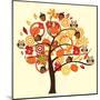 Fall Tree-relato-Mounted Art Print