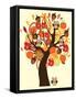 Fall Tree-relato-Framed Stretched Canvas