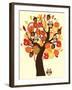 Fall Tree-relato-Framed Art Print