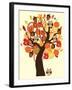 Fall Tree-relato-Framed Art Print