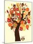 Fall Tree-relato-Mounted Art Print