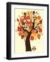 Fall Tree-relato-Framed Art Print