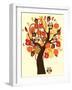 Fall Tree-relato-Framed Art Print