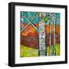 Fall Trees 2-null-Framed Art Print