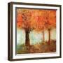 Fall Trees-null-Framed Art Print