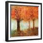 Fall Trees-null-Framed Art Print