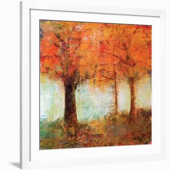 FALL TREES-null-Framed Art Print