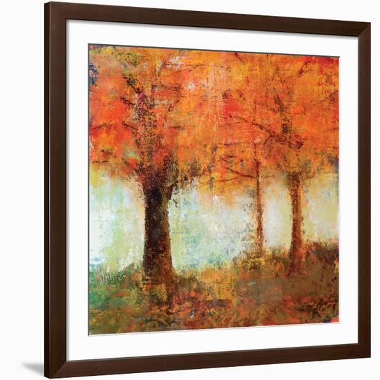 FALL TREES-null-Framed Art Print