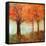 FALL TREES-null-Framed Stretched Canvas