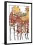 Fall Watered Tree-OnRei-Framed Art Print