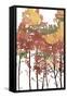 Fall Watered Tree-OnRei-Framed Stretched Canvas