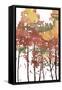 Fall Watered Tree-OnRei-Framed Stretched Canvas