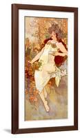 Fall-Alphonse Mucha-Framed Art Print