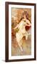 Fall-Alphonse Mucha-Framed Art Print