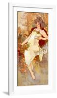 Fall-Alphonse Mucha-Framed Art Print