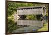 Fallasburg Covered Bridge. Grand Rapids, Michigan, USA-Randa Bishop-Framed Photographic Print