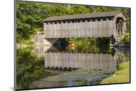 Fallasburg Covered Bridge. Grand Rapids, Michigan, USA-Randa Bishop-Mounted Photographic Print