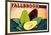 Fallbrook Decal-null-Framed Art Print