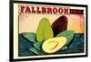 Fallbrook Decal-null-Framed Art Print