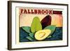 Fallbrook Decal-null-Framed Art Print