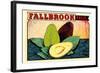 Fallbrook Decal-null-Framed Art Print