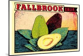 Fallbrook Decal-null-Mounted Art Print