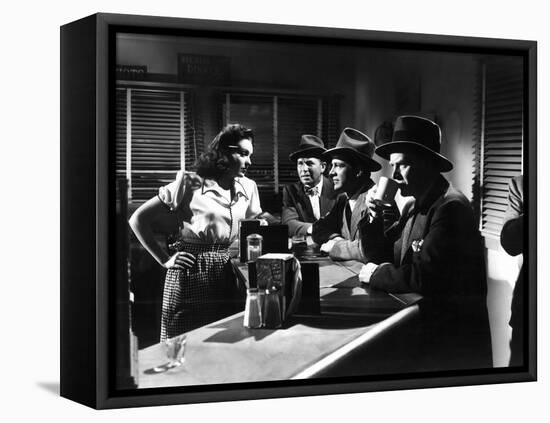 Fallen Angel, Linda Darnell, Bruce Cabot, Dana Andrews, Charles Bickford, 1945-null-Framed Stretched Canvas