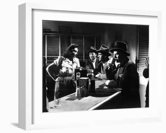 Fallen Angel, Linda Darnell, Bruce Cabot, Dana Andrews, Charles Bickford, 1945-null-Framed Photo