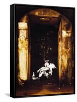 Fallen Angel Smoking Drinking-null-Framed Stretched Canvas