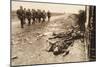 Fallen English after Street Fighting at the Village of Moreuil (B/W Photo)-German photographer-Mounted Giclee Print