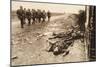 Fallen English after Street Fighting at the Village of Moreuil (B/W Photo)-German photographer-Mounted Premium Giclee Print