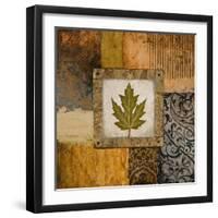 Fallen Leaf II (Green)-Michael Marcon-Framed Art Print