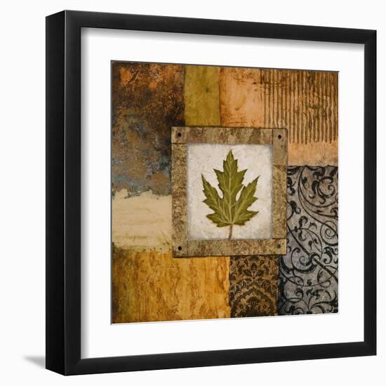 Fallen Leaf II (Green)-Michael Marcon-Framed Art Print