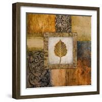 Fallen Leaf III (Yellow)-Michael Marcon-Framed Premium Giclee Print