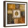 Fallen Leaf III (Yellow)-Michael Marcon-Framed Premium Giclee Print