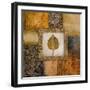 Fallen Leaf III (Yellow)-Michael Marcon-Framed Premium Giclee Print