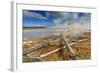 Fallen Lodgepole Pines, Grand Prismatic Spring, Midway Geyser Basin-Eleanor Scriven-Framed Photographic Print