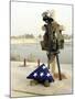 Fallen Soldier's Gear, Camp Baharia, Iraq, June 12, 2007-Stocktrek Images-Mounted Premium Photographic Print