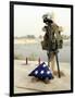 Fallen Soldier's Gear, Camp Baharia, Iraq, June 12, 2007-Stocktrek Images-Framed Photographic Print