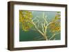 Fallen Tree Submerged in Gradinsko Lake and European Beech Leaves, Plitvice Lakes Np, Croatia-Biancarelli-Framed Photographic Print