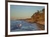 Fallen Trees in the Surge on the Western Beach of Darss Peninsula-Uwe Steffens-Framed Photographic Print