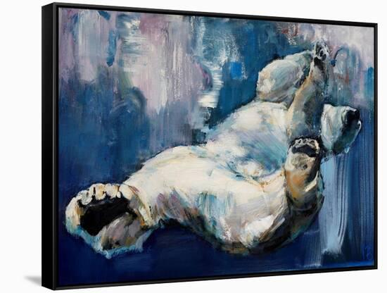 Falling, 2016-Mark Adlington-Framed Stretched Canvas