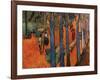 Falling Autumn Leaves, 1888-Vincent van Gogh-Framed Giclee Print